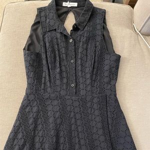 BCBGeneration black eyelet dress. Size 10. M.